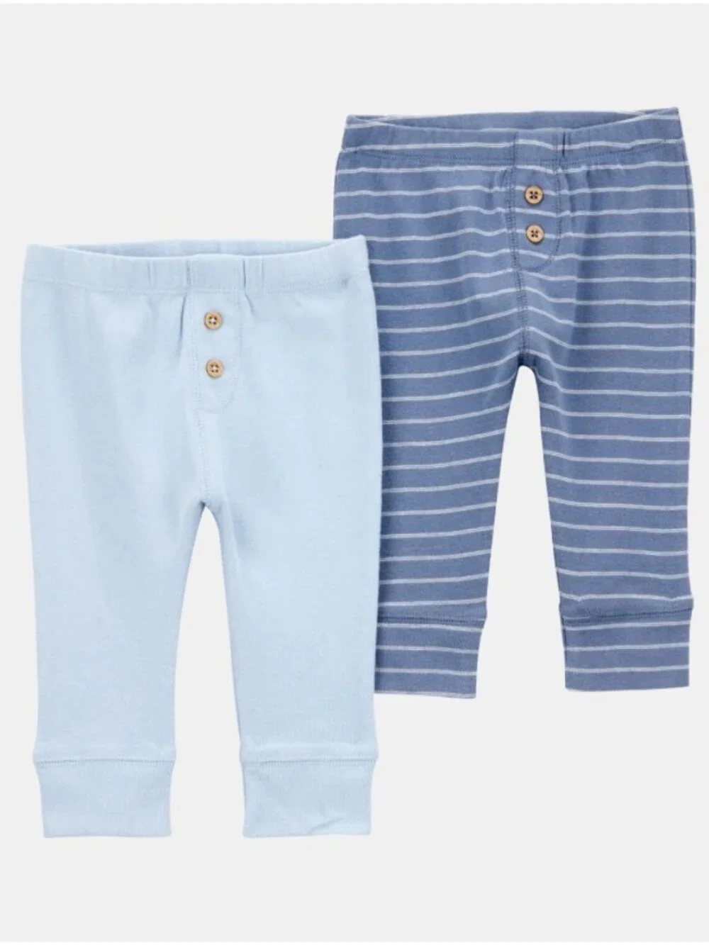 NWT Carter's Baby 2-Pack Pull-On Pants - Blue Various Sizes